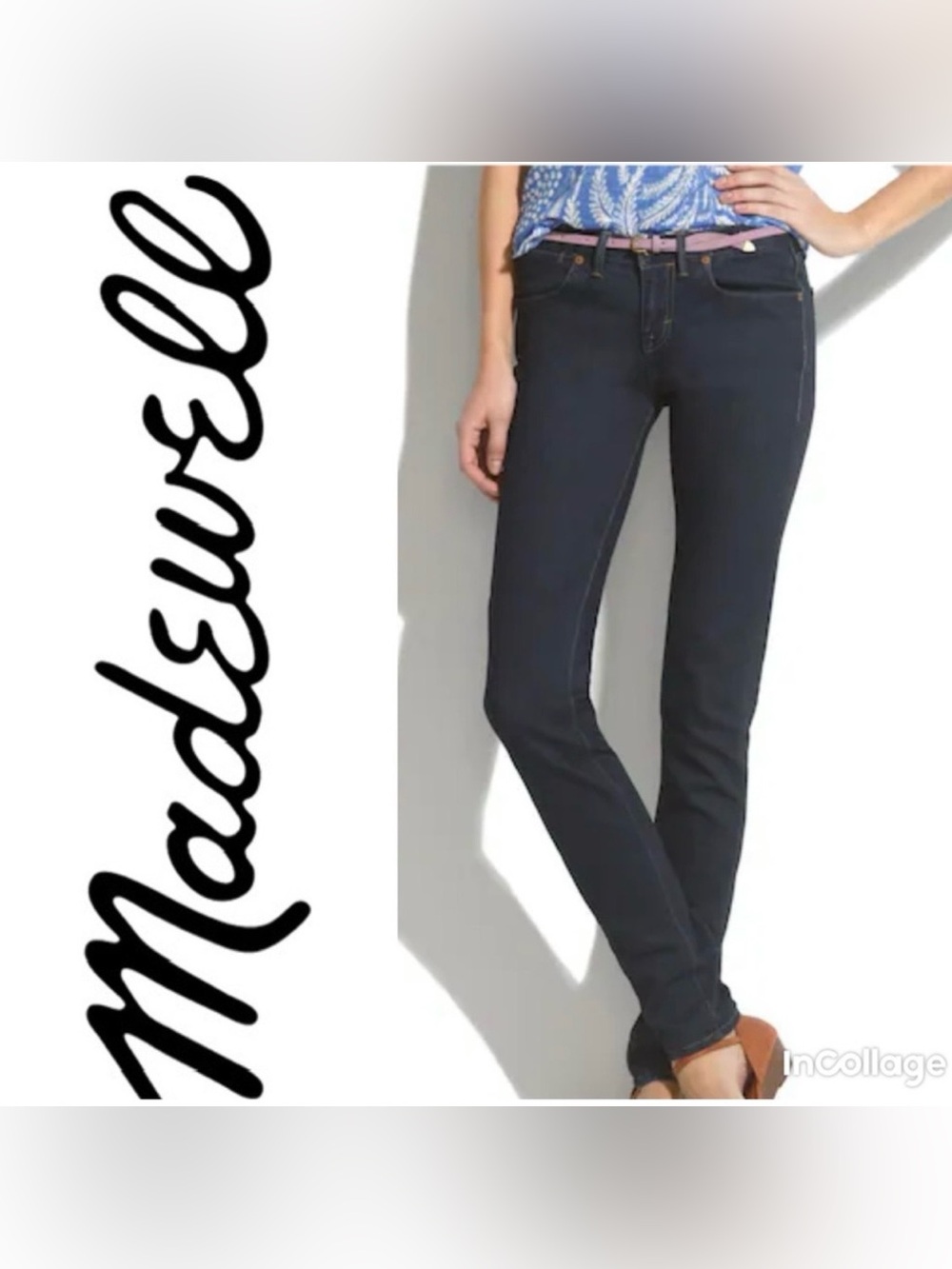 Madewell Deep Indigo “Skinny Skinny” Jeans